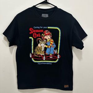 Steven Rhodes “Demon Cat” t-shirt in Medium